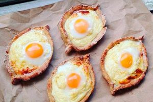 Творожные лодочки с перепелиными яйцами