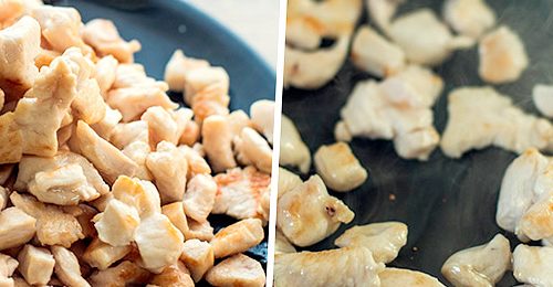 Сочный пирог с курицей и грибами Сочный пирог с курицей и грибами