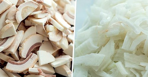 Сочный пирог с курицей и грибами Сочный пирог с курицей и грибами