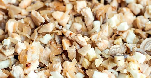 Сочный пирог с курицей и грибами Сочный пирог с курицей и грибами