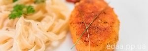 Котлетки куриные с сырной начинкой