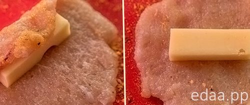 Котлетки куриные с сырной начинкой Котлетки куриные с сырной начинкой