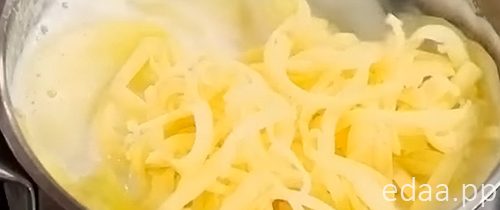 Картофельный гратен с сыром Картофельный гратен с сыром