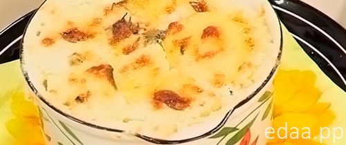 Картофельный гратен с сыром Картофельный гратен с сыром