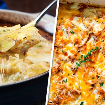 Картофельный гратен с сыром Картофельный гратен с сыром