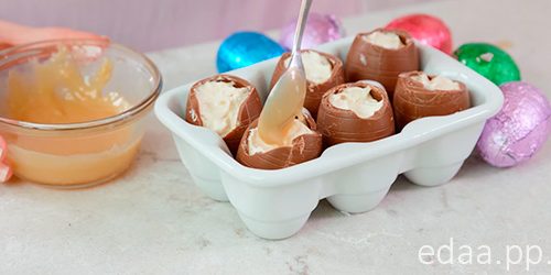 Чизкейк шоколадные яйца - необычный десерт к Пасхе