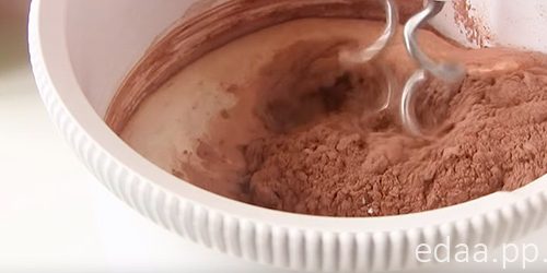 Шоколадная шарлотка с яблоками Шоколадная шарлотка с яблоками