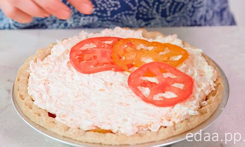 Пирог с помидорами и сыром